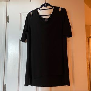 NEW Clara Sun Woo Black shortsleeved Tunic sz L